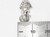 Beagle sterling silver dog charm .925 Beagles Dogs charms side view