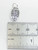 Geocaching GPS sterling silver charm .925 Geo Caching charms detail