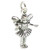 Fairy sterling silver charm .925 x 1 Fairies and Fairys charms