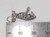 Dalmatian dog sterling silver charm .925 Dalmatians Dogs charms detail