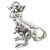 Kangaroo with baby Joey in pouch sterling silver charm .925 x 1 charms