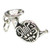 French Horn sterling silver charm .925 x 1 Musical and Musician charms