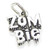 Zombie sterling silver charm .925 x 1 Horror Zombies and Undead charms