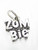 Zombie sterling silver charm .925 x 1 Horror Zombies and Undead charms additional view