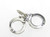 Handcuffs sterling silver charm NON OPENING .925 Restraints charms additional view