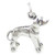 Rhodesian Ridgeback Dog sterling silver charm .925 x 1 Dogs charms