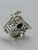 Bird House sterling silver charm .925 x 1 Birdbox Birds charms additional view