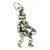 Basketball player sterling silver charm .925 Basket Ball charms