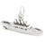 Ocean Liner Ship sterling silver charm .925 x 1 Ships Cruise charms