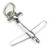 Glider sterling silver charm .925 Gliding Gliders and Aircraft charms