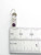 February Birthstone baby shoe strlng silver charm .925 Birthstones side view