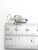 February Birthstone baby shoe strlng silver charm .925 Birthstones detail