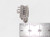 New Orleans River Boat strling silver charm .925 Paddle Boats charms size example