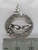 Mardi Gras Mask New Orleans sterling silver charm pendant .925 x 1 size example