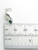 May Birthstone baby shoe sterling silver charm .925 x1 Birthstones size example