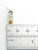 November Birthstone baby shoe strlng silver charm .925 x1 Birthstones side view