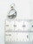 Ski Goggles sterling silver charm .925 Skiing charms detail