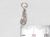 Woolly Hat sterling silver 2D charm .925 Ski Hats charms side view