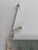 Walking pole Ski sterling silver charm .925 x 1 Skiing Walking charms side view