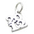 2012 year sterling silver charm .925 x 1 Years Birthday Graduation charms