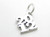 2012 year sterling silver charm .925 Years Birthday Graduation charms additional view