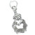 Clown sterling silver small charm .925 x 1 Clowns charms