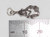 Clown sterling silver small charm .925 Clowns charms detail
