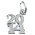 2014 year sterling silver charm .925 Years Graduation Birthday charms