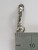 Hand Saw Handsaw sterling silver charm .925 charms side view