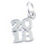 2018 year sterling silver charm .925 x 1 Years Birthday Graduation charms