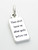 First Commandment sterling silver charm .925 x 1 1st Commandments charms