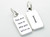 First Commandment sterling silver charm .925 x 1 1st Commandments charms image 8