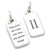 Second Commandment sterling silver charm .925 2nd Commandments charms