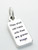 Second Commandment sterling silver charm .925 2nd Commandments charms alternate view