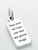 Second Commandment sterling silver charm .925 2nd Commandments charms extra view
