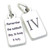 Fourth Commandment sterling silver charm .925 x 1 4th Commandments charms