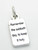 Fourth Commandment sterling silver charm .925 x 1 4th Commandments charms image 7