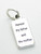 Fifth Commandment sterling silver charm .925 x 1 5th Commandments charms side view