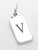 Fifth Commandment sterling silver charm .925 5th Commandments charms alternate view