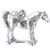 Arabian horse sterling silver charm .925 x 1 Arab Horses charms