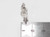 Arabian horse sterling silver charm .925 Arab Horses charms side view