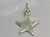 Star sterling silver plain charm .925 Winners and stars charms additional view