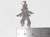 Harlequin Clown sterling silver charm - Pendant .925 Clowns charms detail