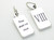 Eighth Commandment sterling silver charm .925 8th Commandments charms further view