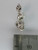 Candlestick holder sterling silver charm .925 Candelabra charms side view