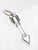 Arrow 2D sterling silver charm .925 x 1 Arrows charms additional view