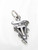 Vet Tech symbol sterling silver charm .925 Vets veterinary charms additional view