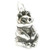 Panda Bear sterling silver charm .925 x 1 Pandas Bears charms