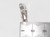 Juke Box sterling silver charm .925 x 1 Music Boxes charms side view