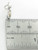 Letter C Initial sterling silver charm .925 Letters charms pendant A1 side view